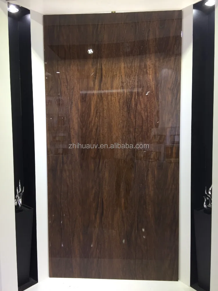 ZH new color high gloss finish mdf panels for kitchen cabinet door