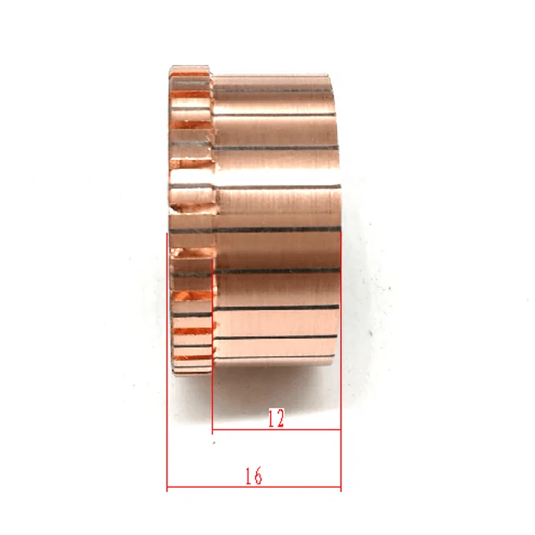 OD29.5* ID10*H 16-24segment commutator for motor armature . high quality and free samples