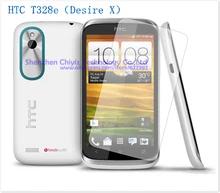 2 x High Quality Clear Glossy Screen Protector Film Guard Cover For HTC Desire X Dual T328e Proto