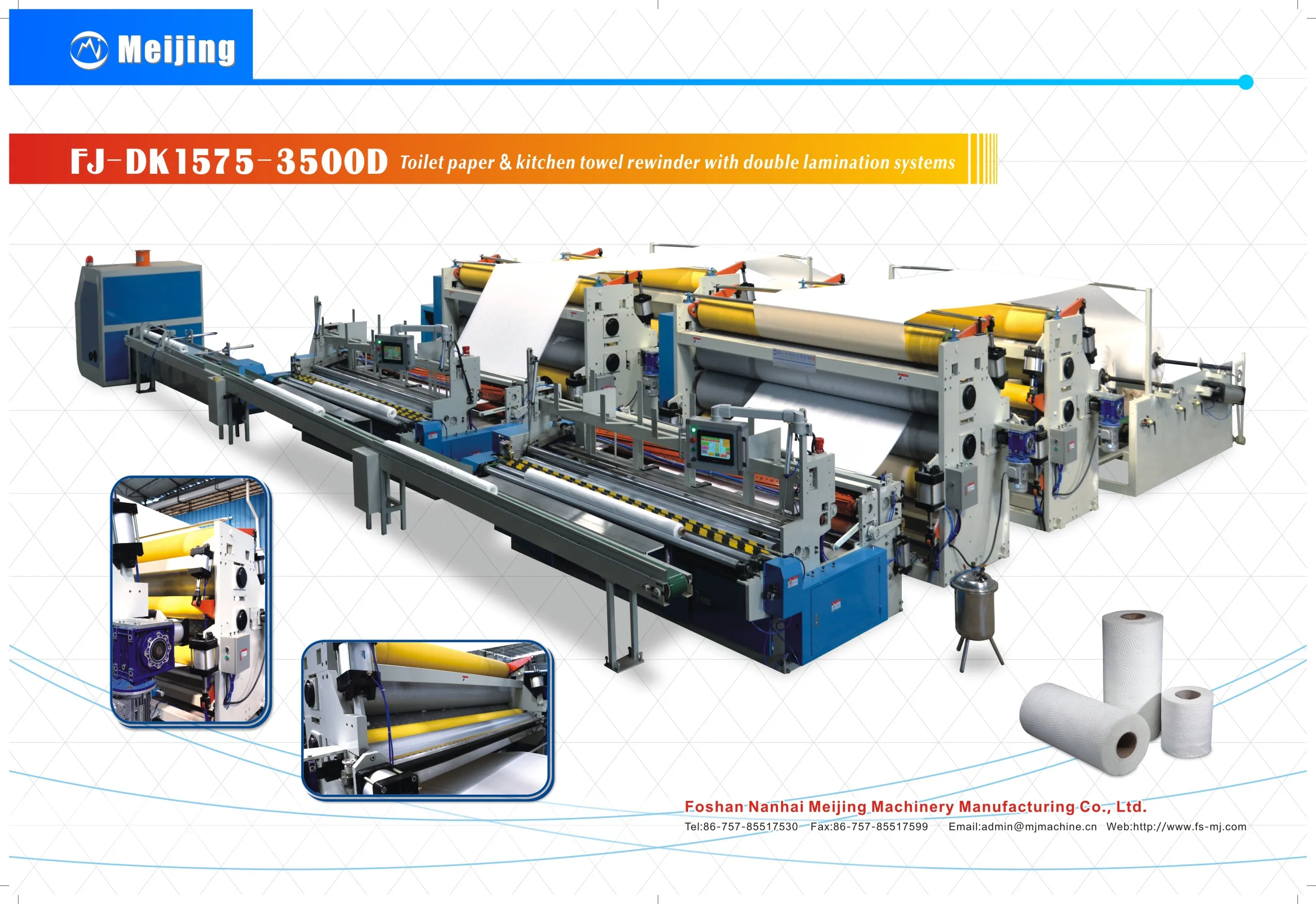 Полностью автоматические машины для производства небольших рулонов туалетной бумаги, линия по производству бумажных салфеток для тиснения, от перемотки до упаковки