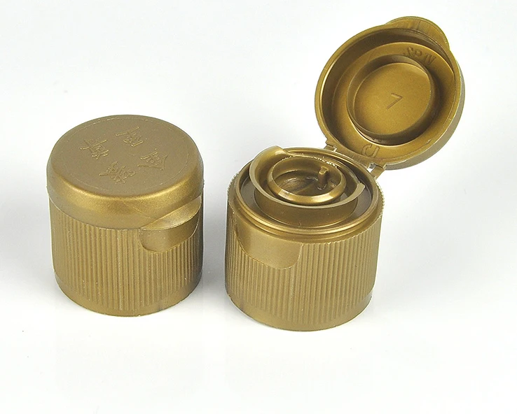 28MM Plastic Flip Top Cap Closure For Sauce glass and plastic bottle