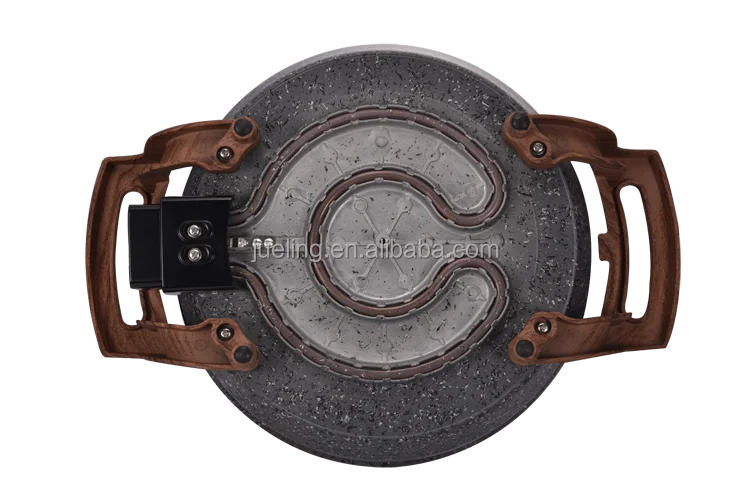 Round Marble Perfect Multifunction 32cm Electric Pizza Pan