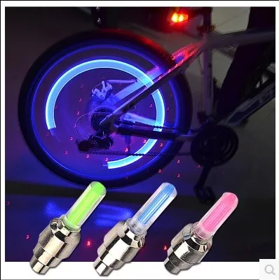 low price Bike Decoration led Wheel Valve Light colorful led  Bicycle Spoke Wheel Light