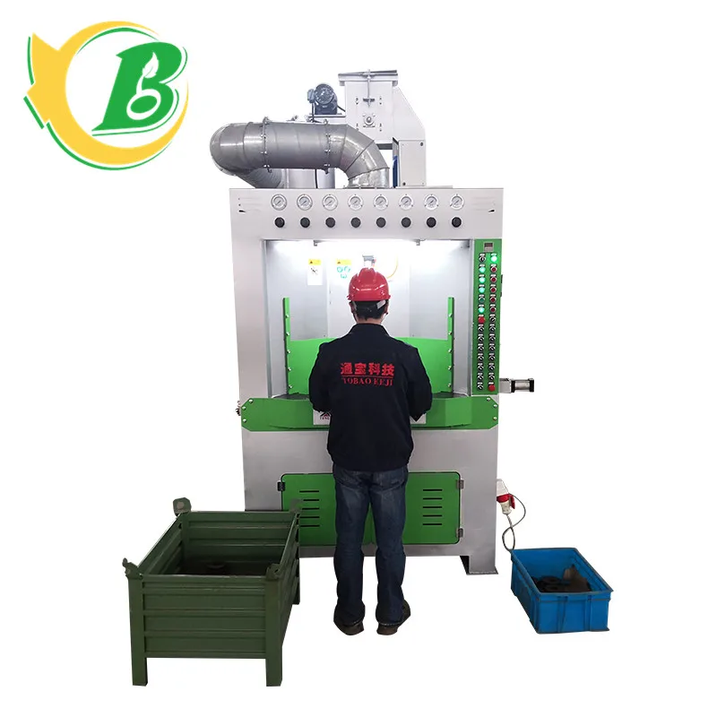 Turntable Sandblasting Cabinet for Car Rim
