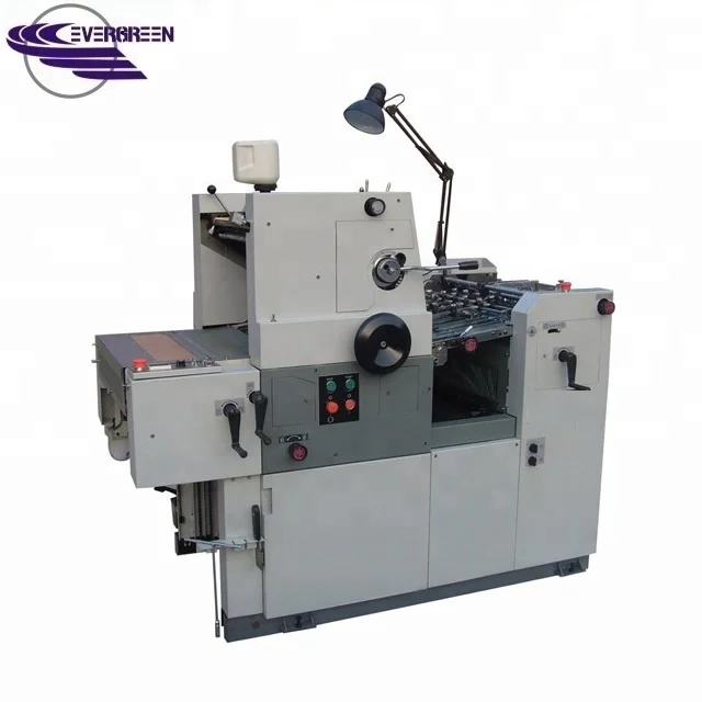 small one color offset printing machine