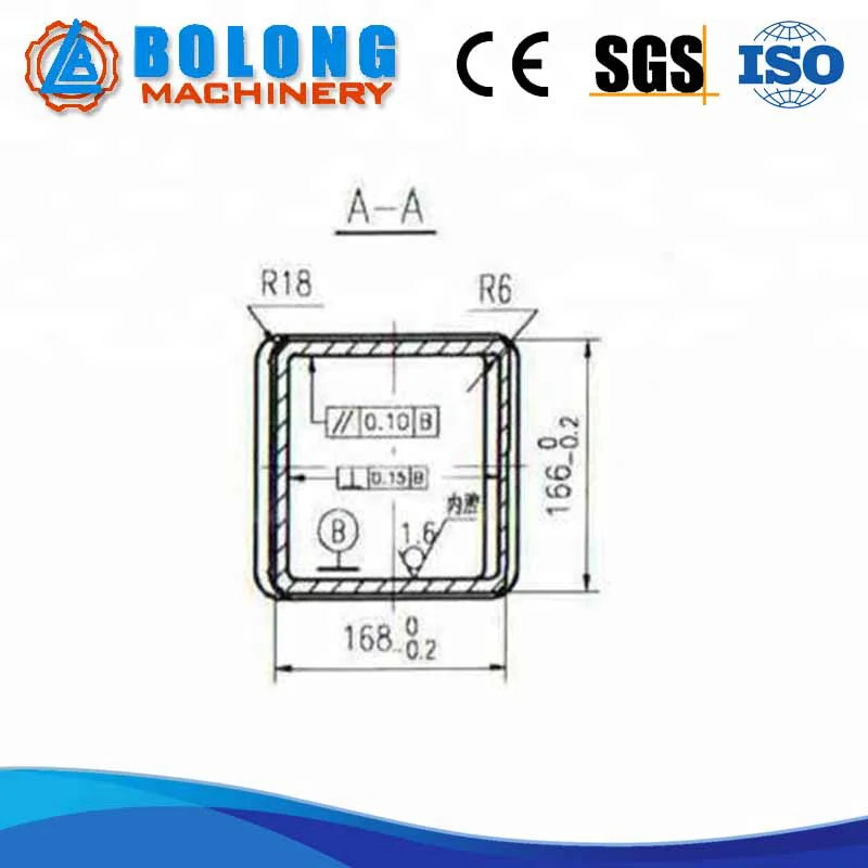 R3m~R13m Billet CCM Copper Mould(Continuous Casting Machine)