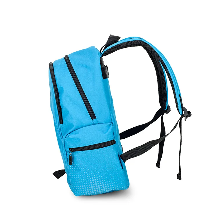 Custom large black kids backpack teens boy elementary schoolbag club style book bag for boys