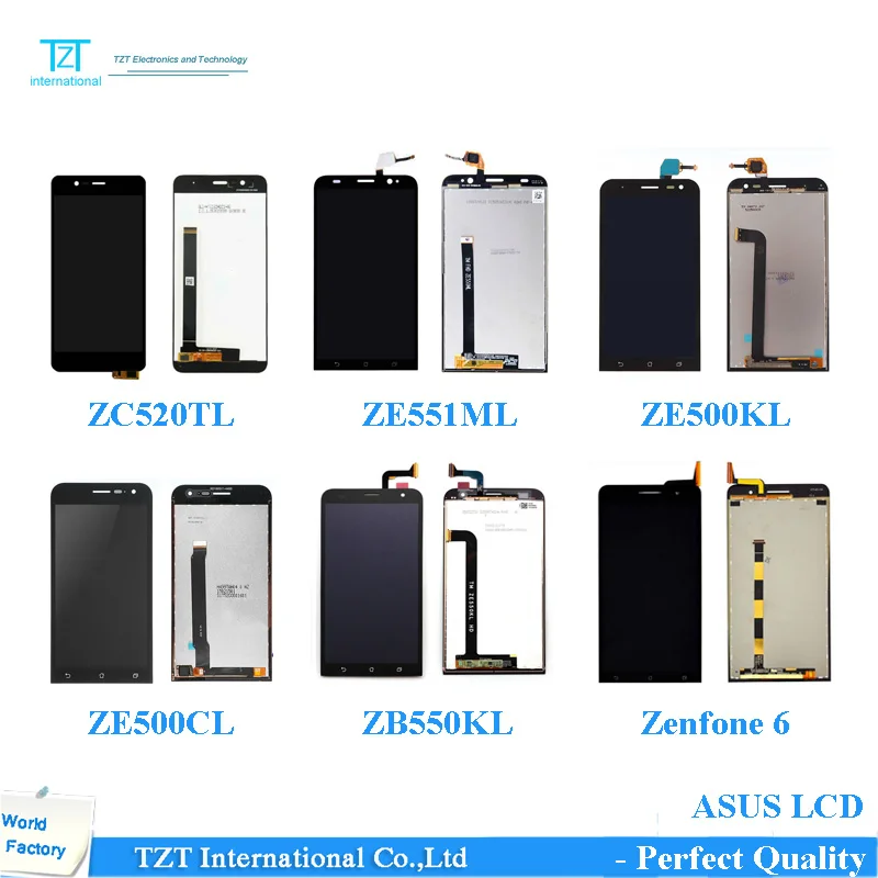 
TZT Hot selling 100% Work Well Lcd Display for ASUS ZC520KL ZC520TL ZC552KL ZC550KL ZC554KL ZC553KL ZC500TG ZC500KL Display 