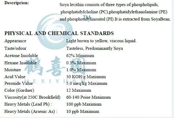 5SP Bakery Transparent food ingredients hydrolyze liquid soy lecithin