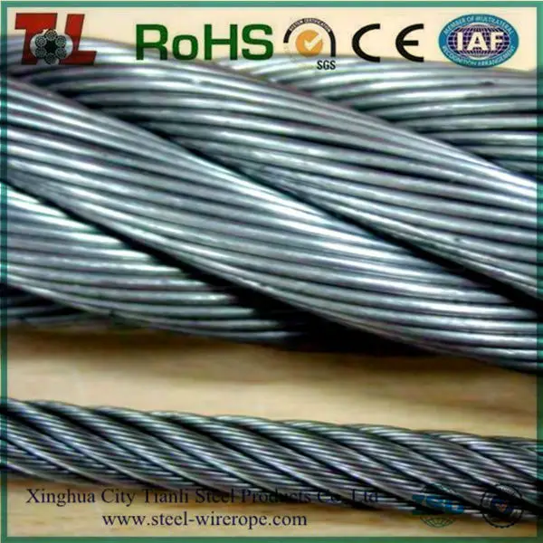 aisi 304 нержавеющей стального троса 7x7 18mm