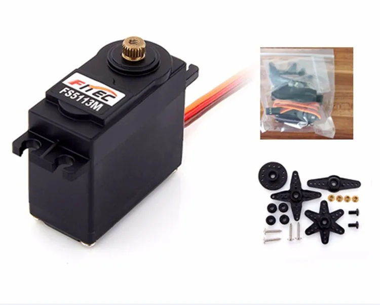 Feetech FS5113M 13 кг Крутящий момент металлическая Шестерня rc сервопривод следующий линия робот паук сервомотор