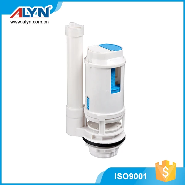 Баррель-стиль двойного смыва клапан ABS non-corrosive скрытая туалет промывочный клапан