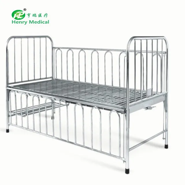 Hospital furniture Stainless steel Children Bed Pediatric Hospital Bed