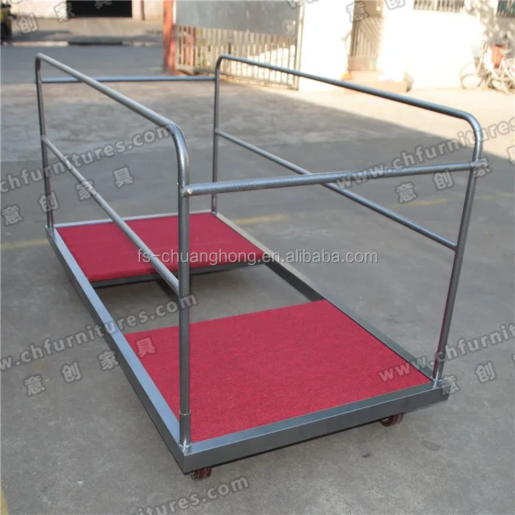 durable and strong table trolley for round and rectangular table YC-0283-1