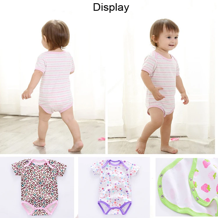 Хлопок комбинезон для мануфактуры с коротким рукавом для мальчиков, детская одежда