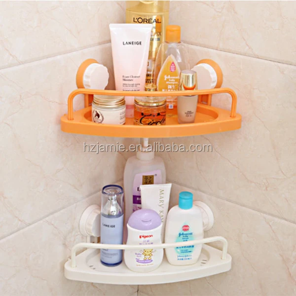 suction cup bathroom round corner shelf shower corner shelf
