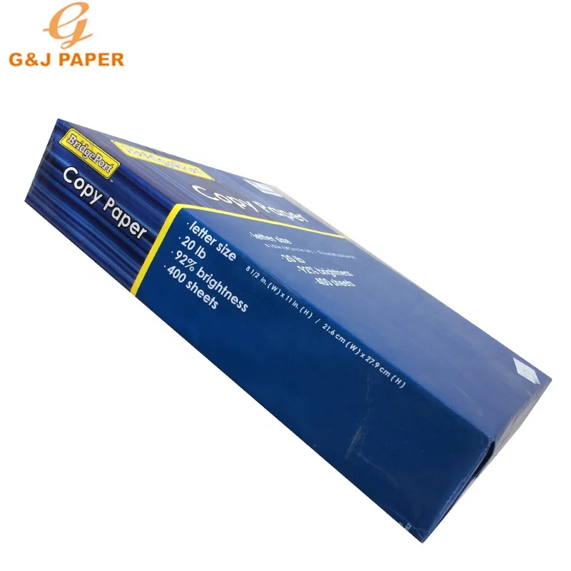 8.5*11inch 75g Letter Size Copy Paper in Reams a4 paper 70 gsm copy paper 75gsm