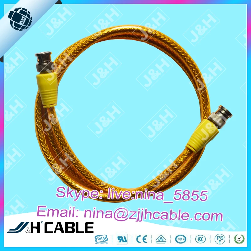 BNC Male To Male Coaxial Cable Video Extension Cable