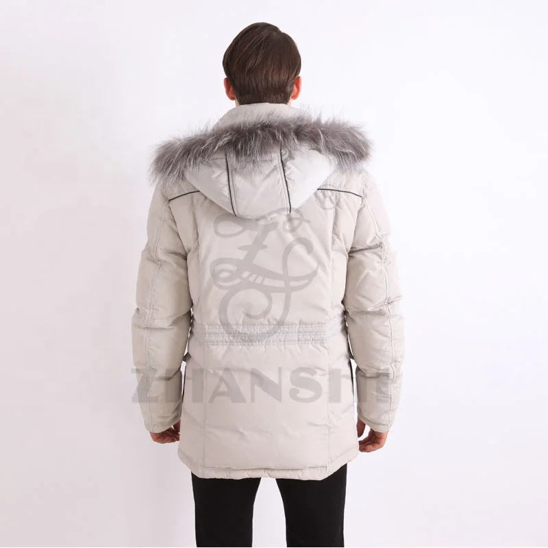 Canada style gooes filling fur parka mens down Jackets