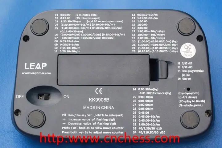 Digital Chess Timer KK9908 FIDE