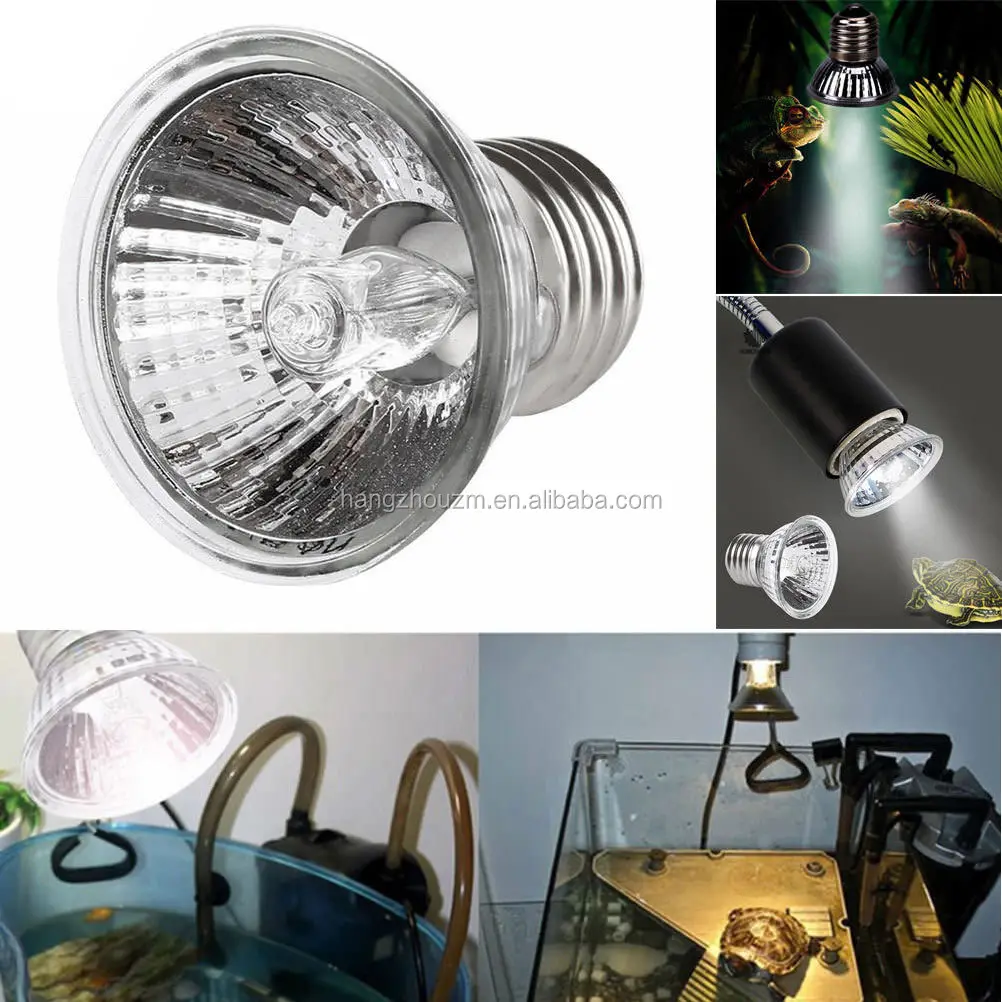 25/50/75w uva+uvb 3.0 heat emitter lamp bulb light heater for pet reptile brooder