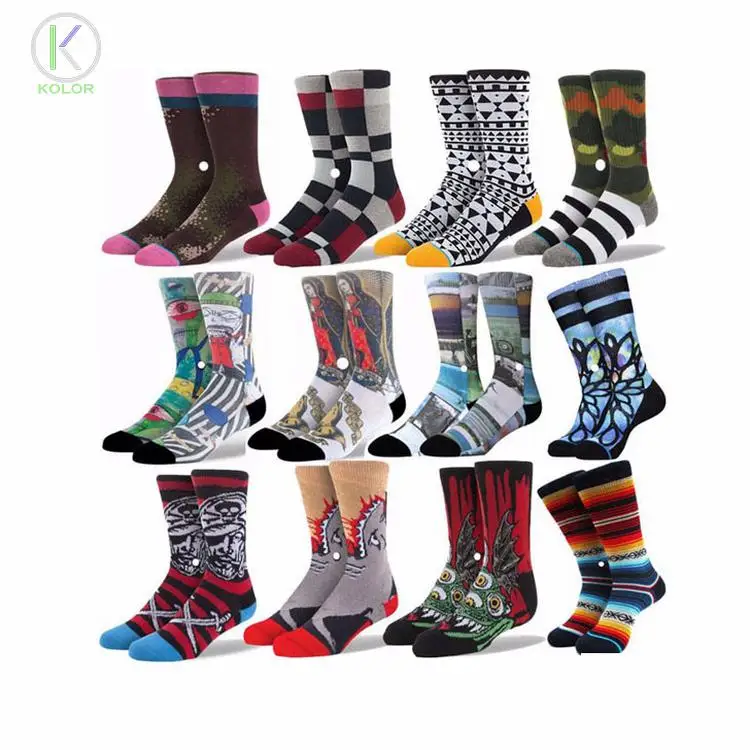 KOLOR-A-1904 blank sublimation socks