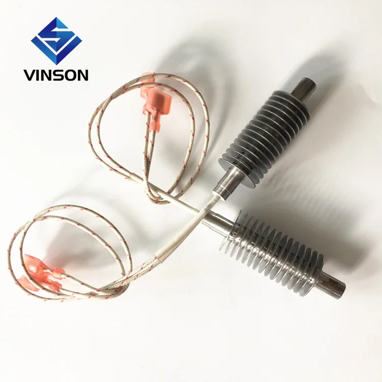 Патронный Нагреватель VINSON 3/8x3 1/4, 240 в, 300 Вт с ребристым электрическим нагревательным трубчатым воспламенителем