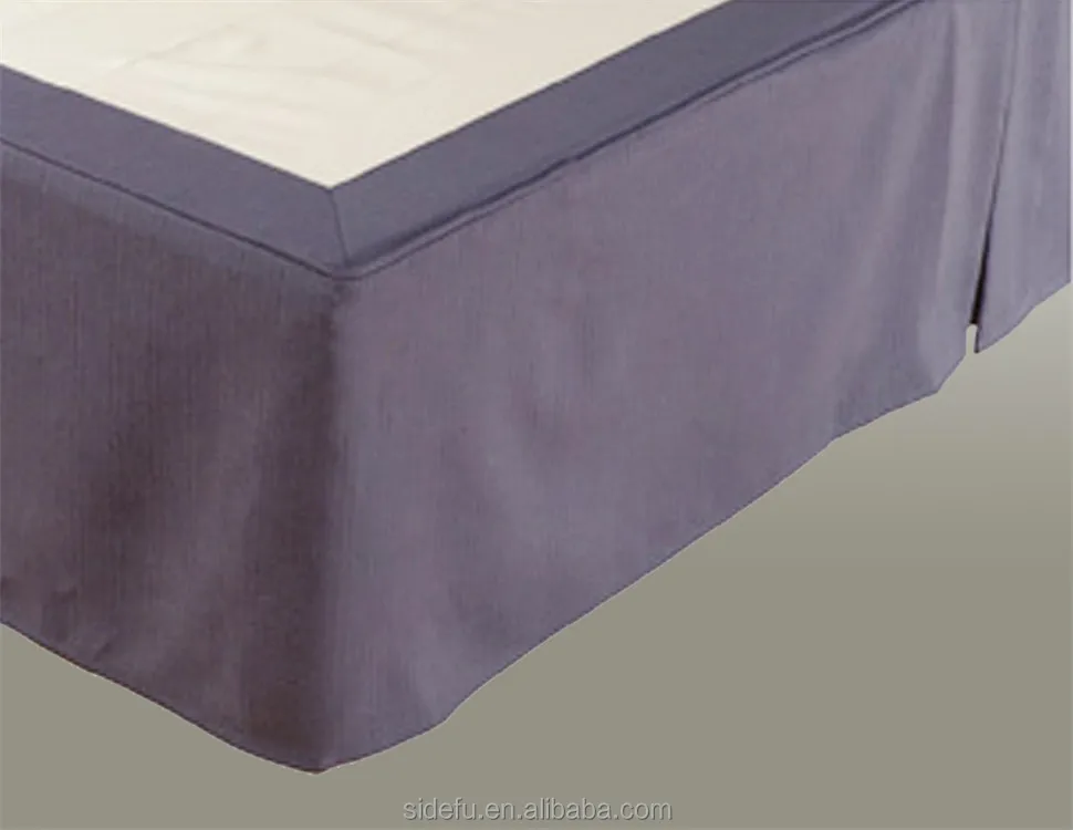 Luxury Decorative Ruffled Pleated Hotel Bed Skirt