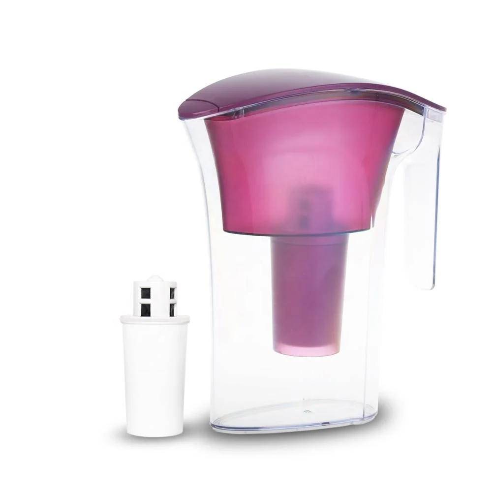 2.5L BPA Free Activated Carbon Drinking Water Purifier Filter Impurities Removes Chlorine Metals Sediments Water Filter Pitcher