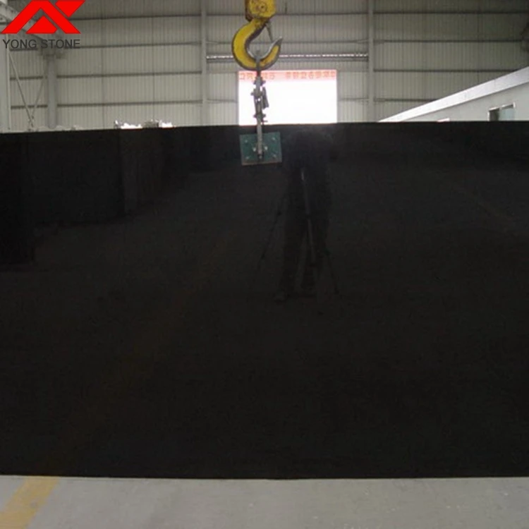 Hot Sale High Quality China Absolute Shanxi 20mm Thick Black Granite Block Slab