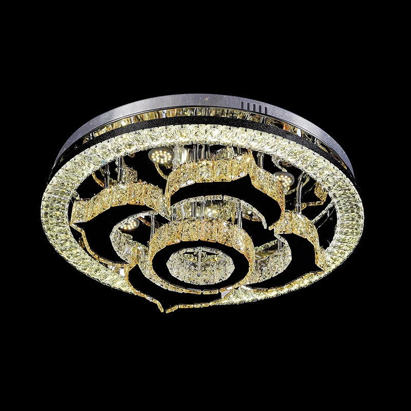 High quality bedroom living room household crystal led ceiling lamp factory wholesale price modern indoor led crystal lamp