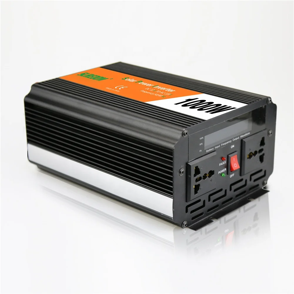 Wholesale DC12V To AC220V 1000W intelligent UPS solar power  Inverter for home use
