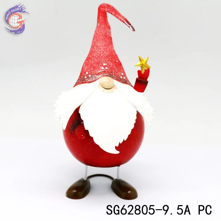 Полный Борода и отказов Металл красный Санта Рождество искусств и Craft