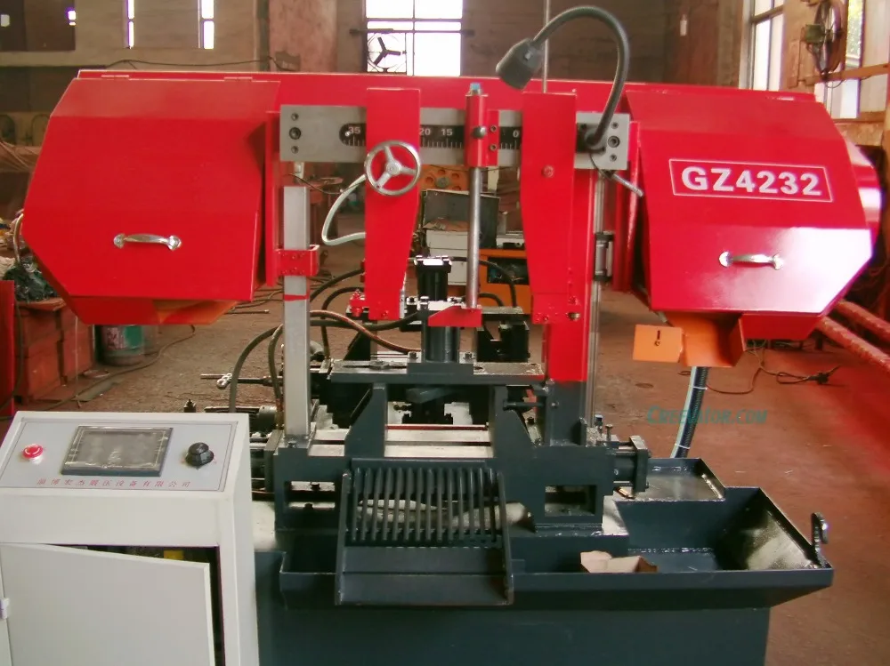 
NC Horizontal Band Saw Machine Metal Cutting Machine GZ4232 Automatic 