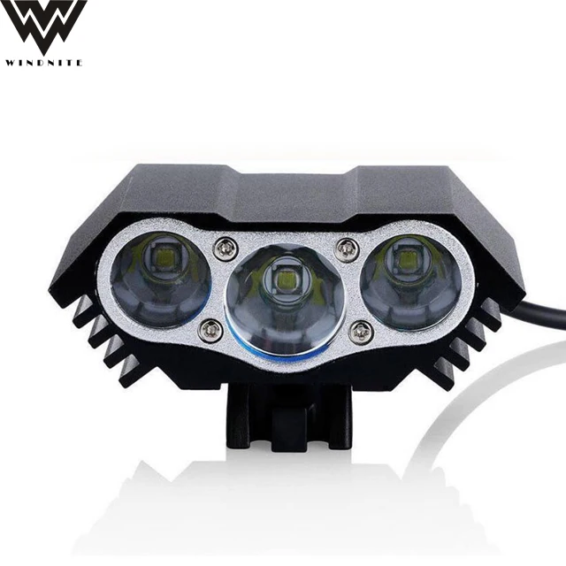 WindNite SolarStorm X3 3000lumen LED Bike Light LED Bicycle Headlight Rechargeable Mtb Lamp