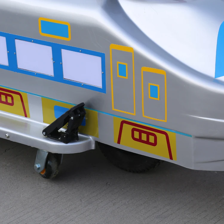
China Manufactures FRP Shell cheap Theme Park Mall Rides Trackless Train 