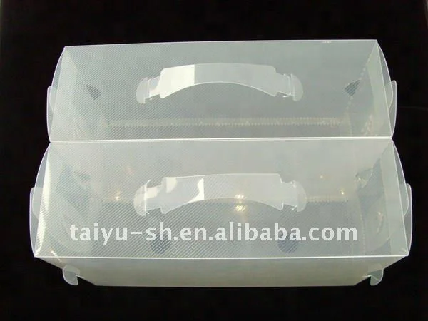 OEM PET clear transparent plastic food packaging blister box for cookies cake products