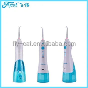 Flycat Аккумуляторная bettery ирригатор для полости рта Портативный Один год гарантии с CE, РОШ, ETL, FDA