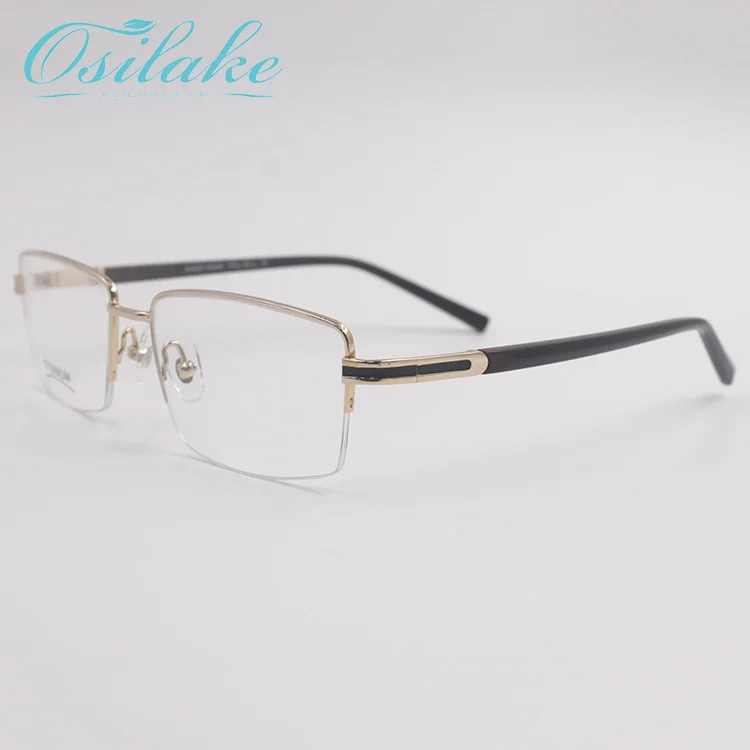 New model occhiali men china eyeglasses retro rimless eyewear eye glass optical frame pure titanium reading glasses for men