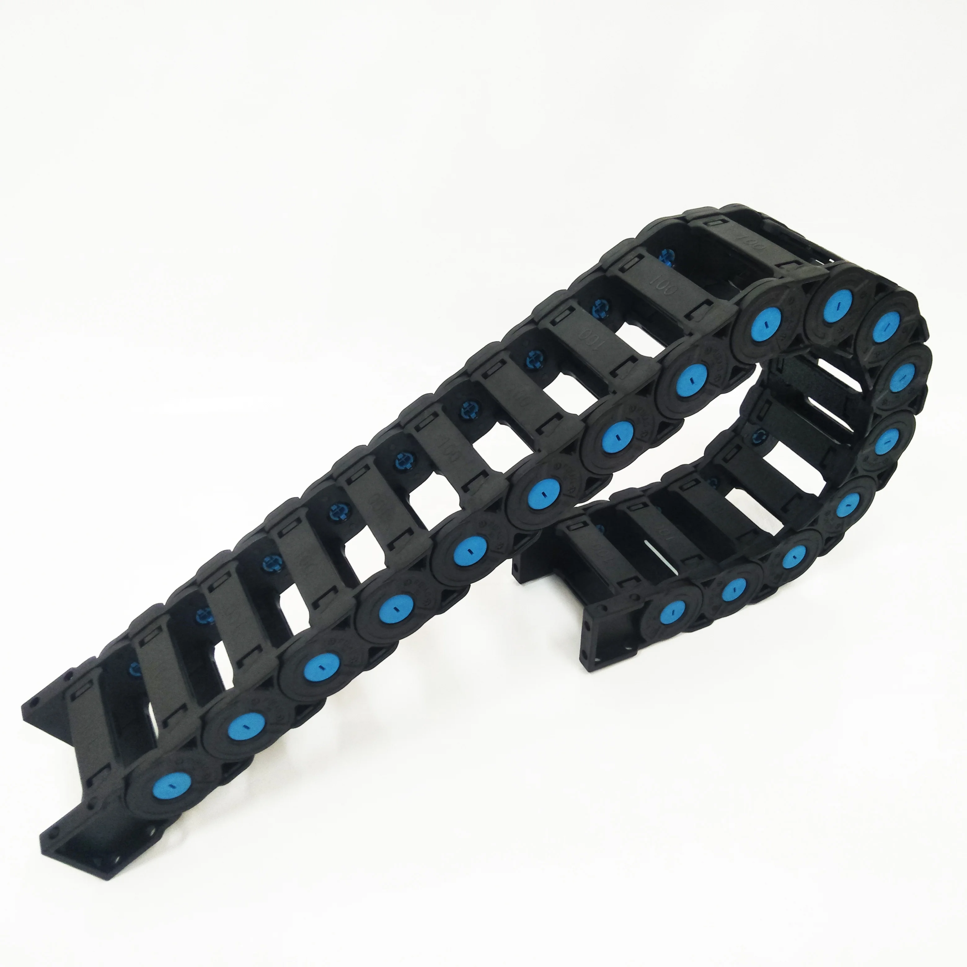 high speed cnc cable chain flexible plastic cable carrier energy chain made in china bridge type cable wire tracks