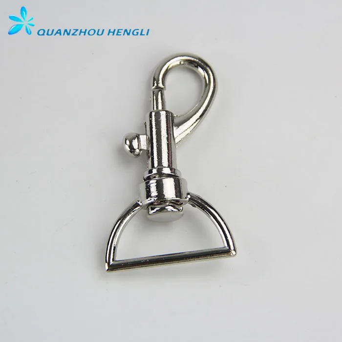 swivel metal lobster snap hook for strap bag