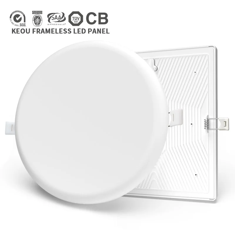  Lifud driver AC100-240V TUV CE CB 24 Вт Встраиваемая потолочная лампа квадратная Безрамная Светодиодная