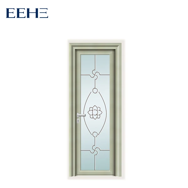 
Australia Powder Coated Aluminum Glazed toilet Swing Door 