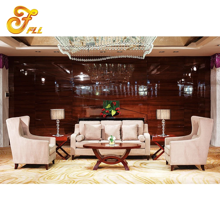 Гостиничный тканевый диван для приемной