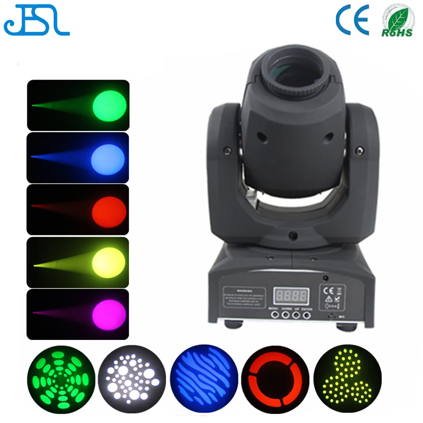 China 30w consumption spot gobo projector led mini moving head light with dmx control