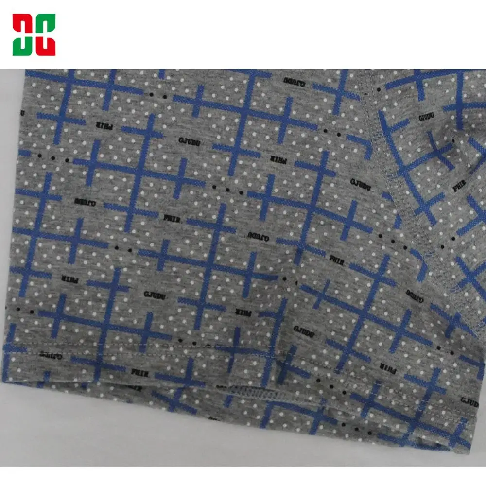 South America spandex mens sexy underwear print boxer briefs for men