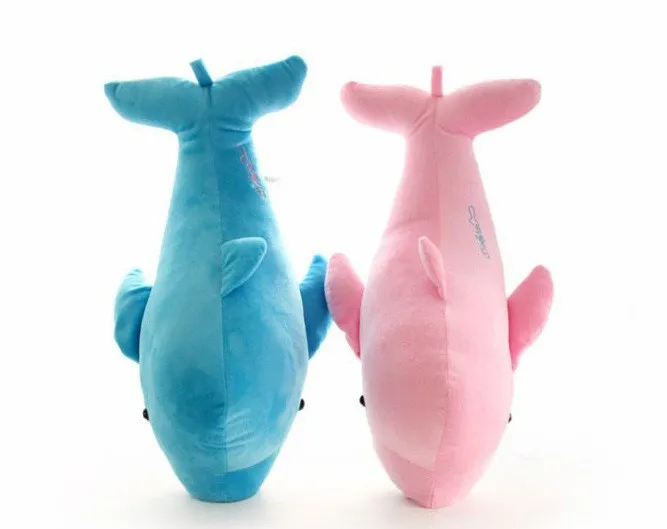 chinese wholesaler top selling oversized  blue dolphin custom stuffed animal for children
