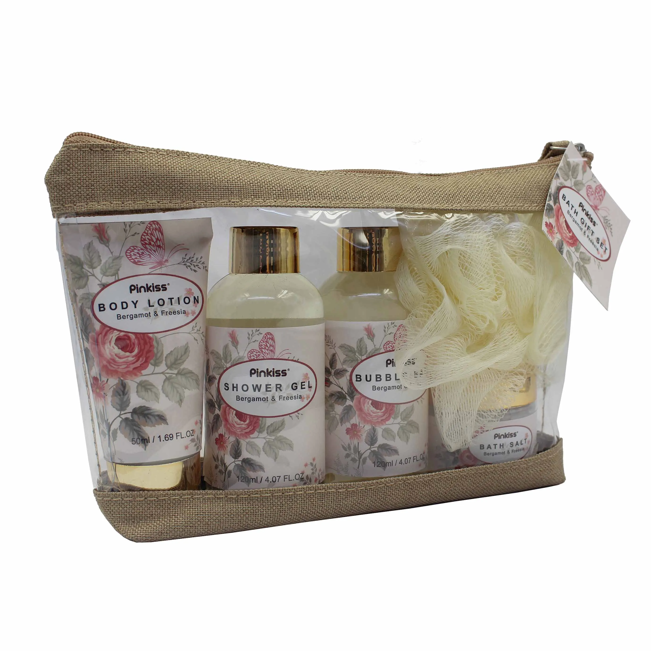 wholesale high cleaning and moisturizing cherry body spa natural bath gift set