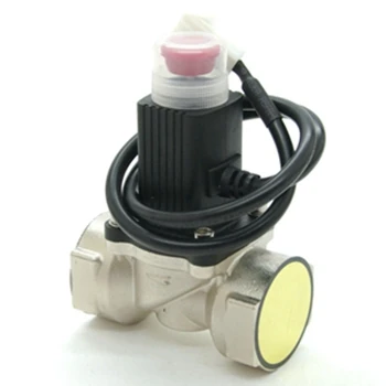 Gas Control Valves Gas Detector with Alarm Natural Standard Solenoid Normal Temperature Brass or Aluminum Alloy Manual Reset NBR