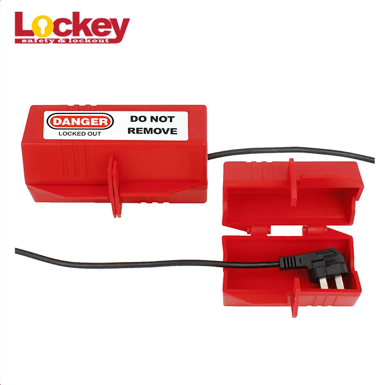 Polypropylene Electrical Plug Lockout Device